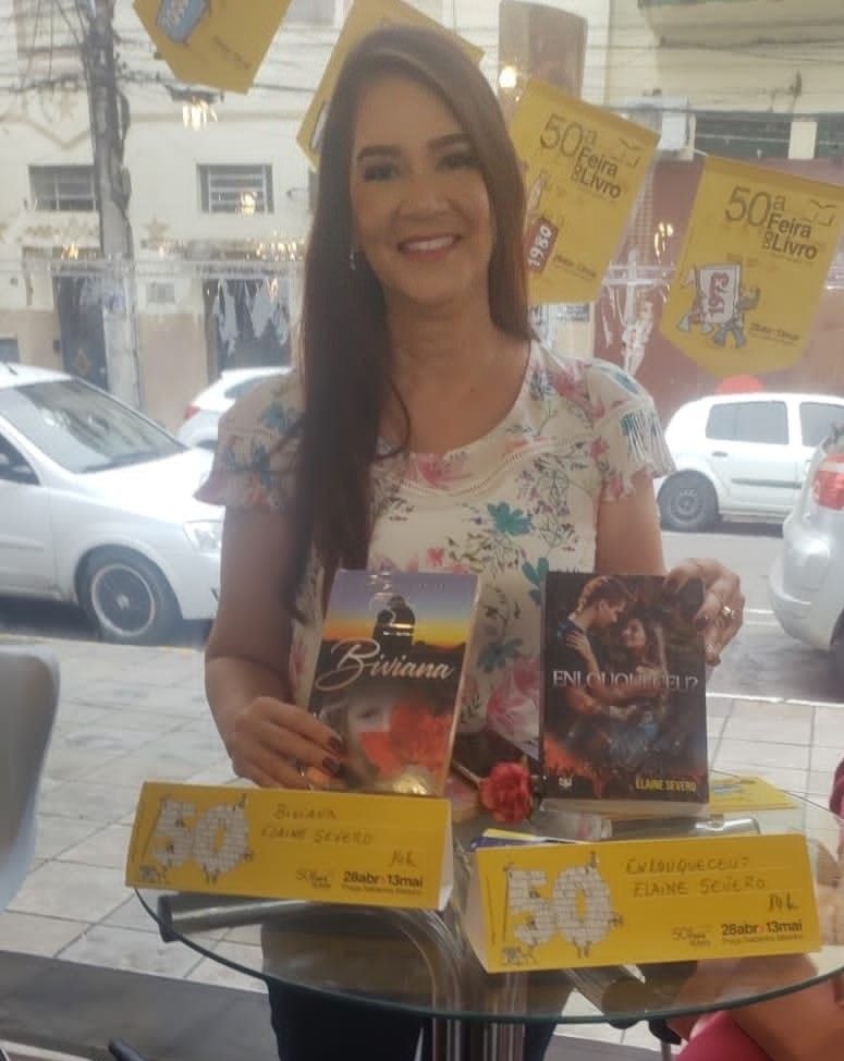 Lançamento dos livros “Enlouqueceu?” e “Biviana” Livros escritos pela autora Elaine Regina Dias Severo da Rosa
